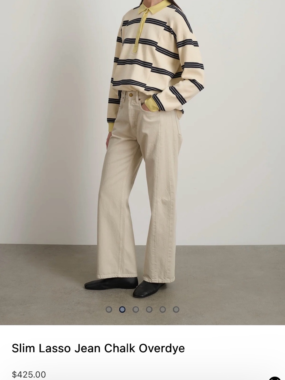B SIDES Cream Slim Lasso